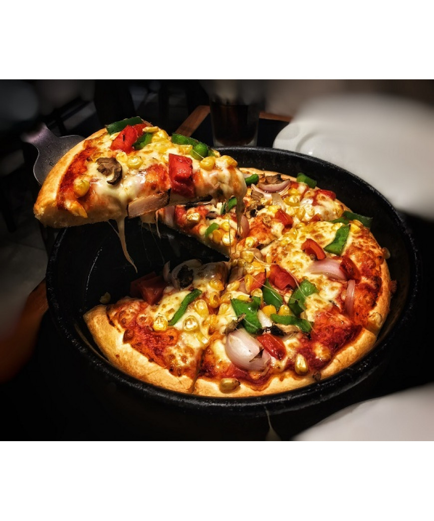 Pizza Fit tomate e milho